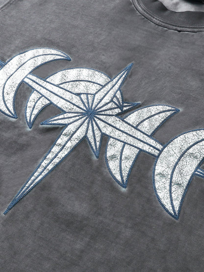 LUMINOUS NIGHT LEATHER PATCH S/S TEE