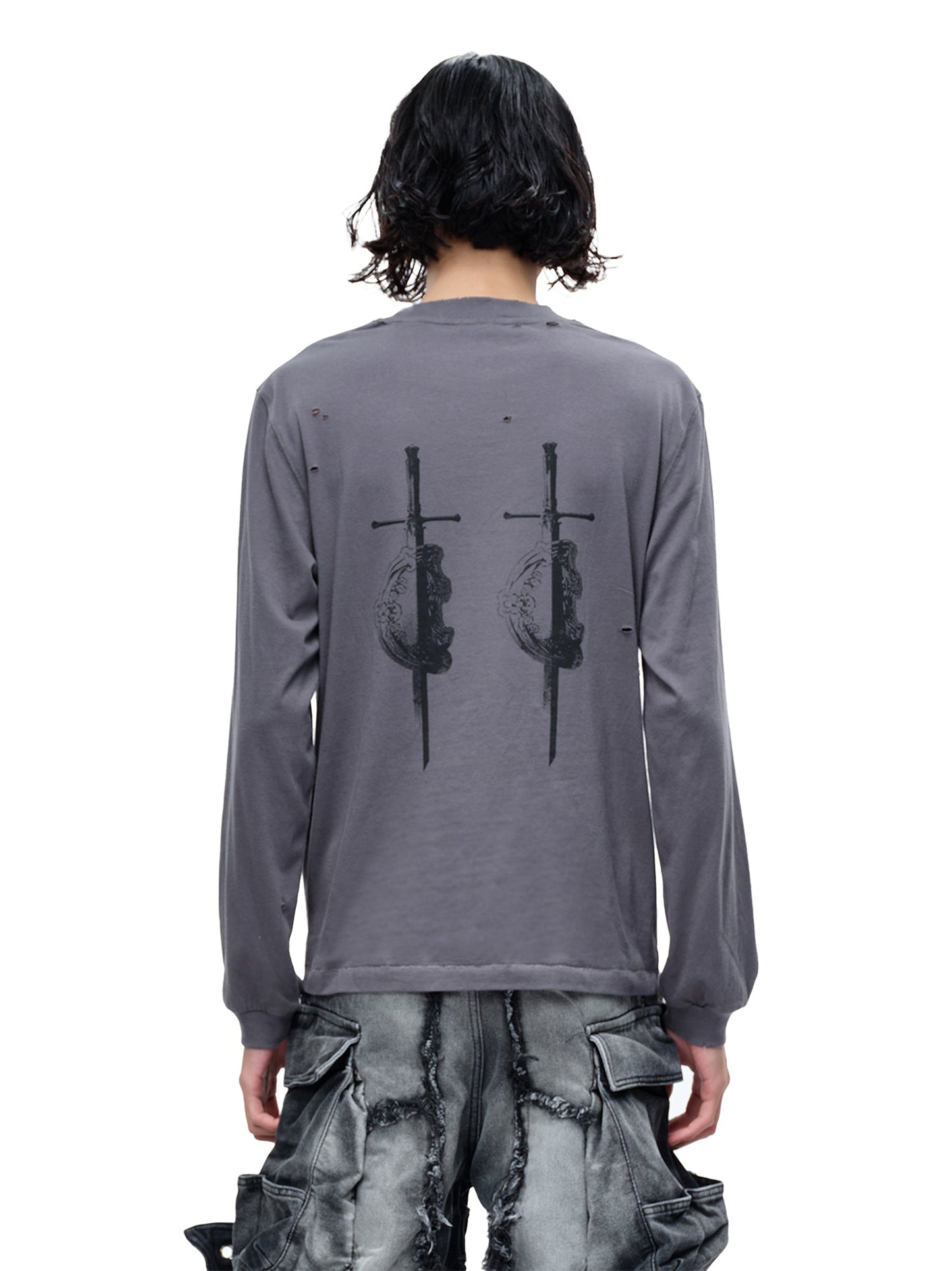 LUMINOUS DAWN SWORD & SHIELD L/S TEE