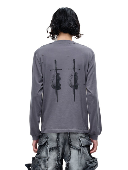 LUMINOUS DAWN SWORD & SHIELD L/S TEE