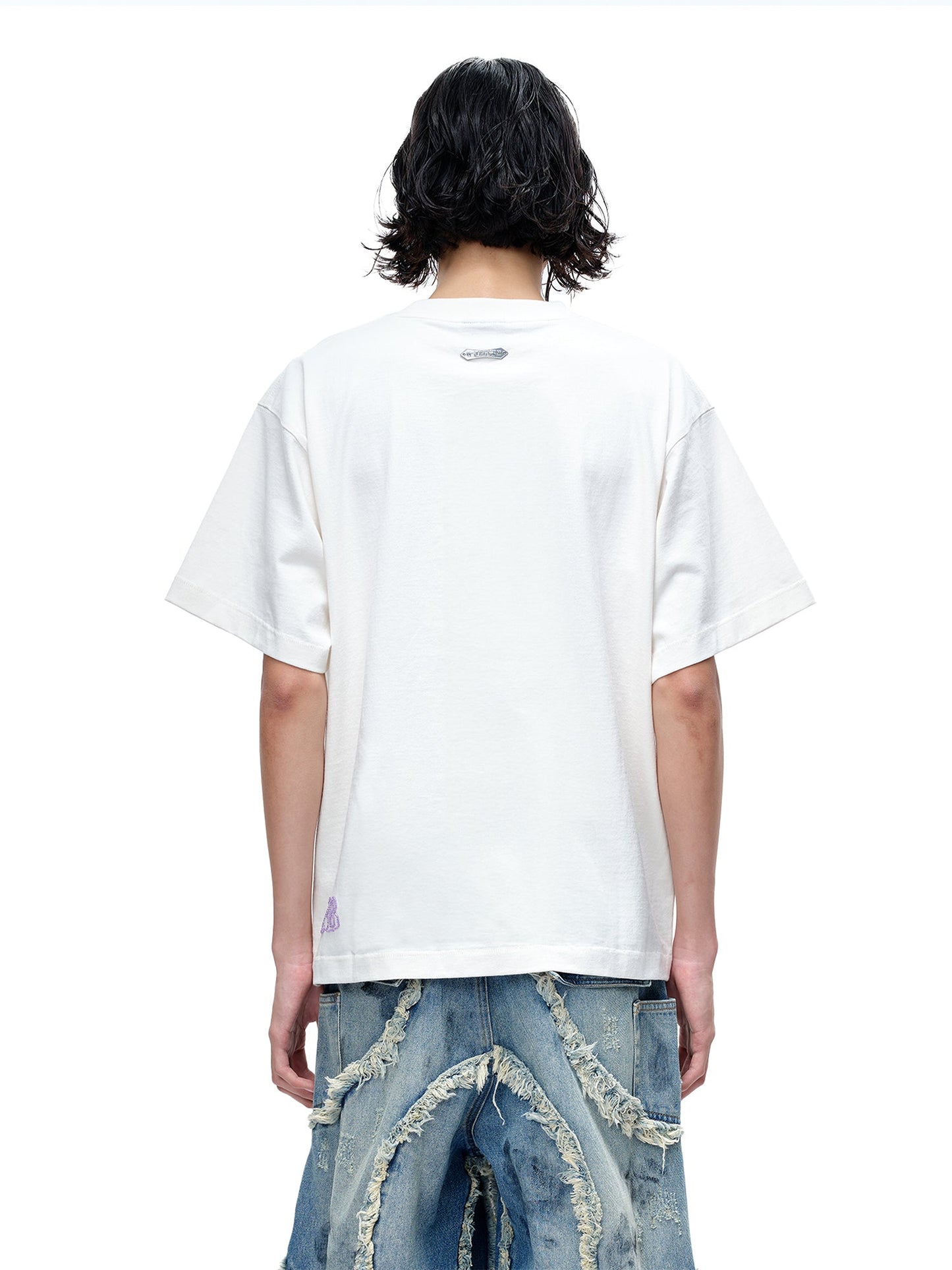 LUMINOUS DAWN DISTRESSED PATTERN S/S TEE