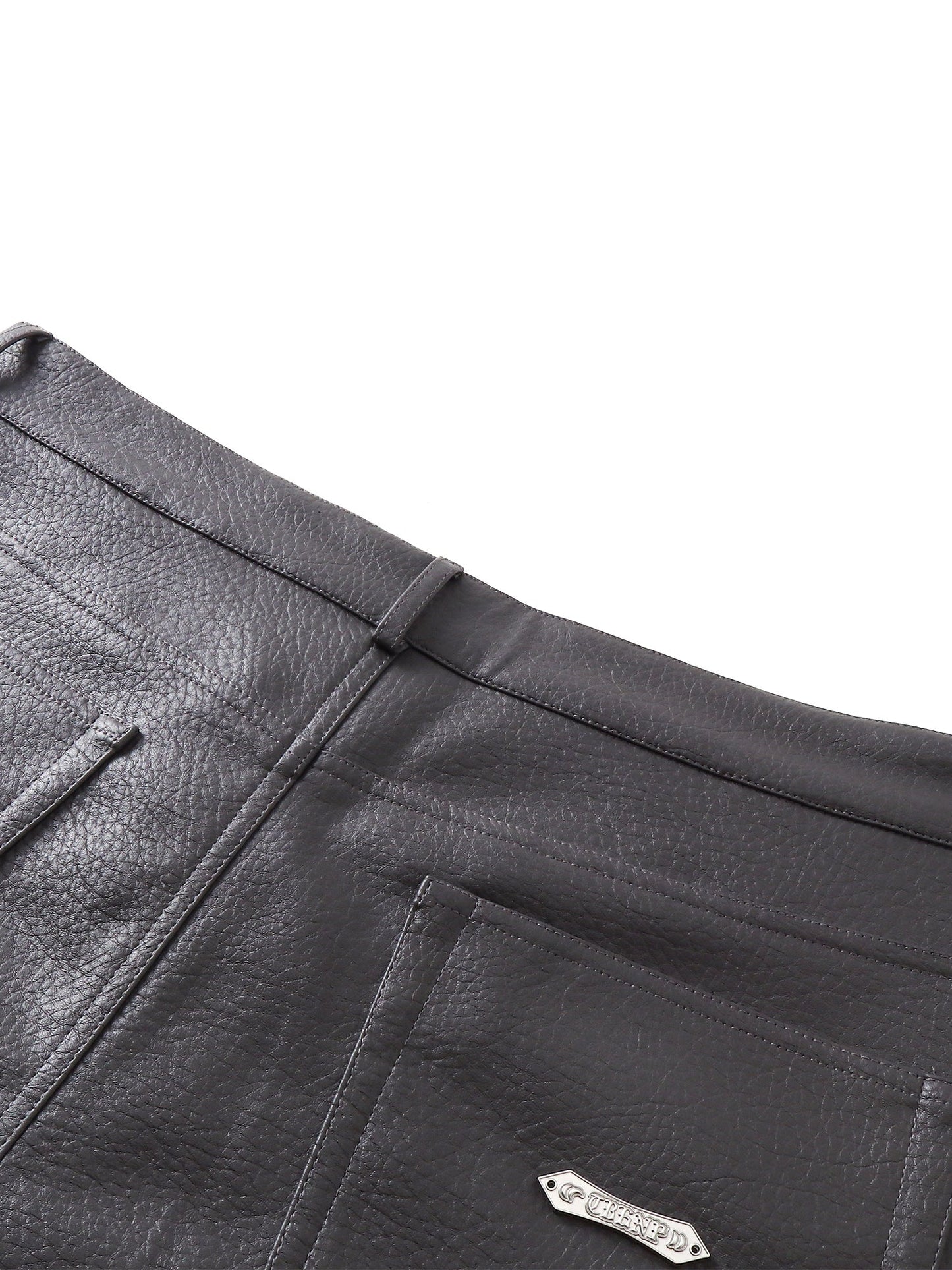 LUMINOUS DAWN  LEATHER SHORTS