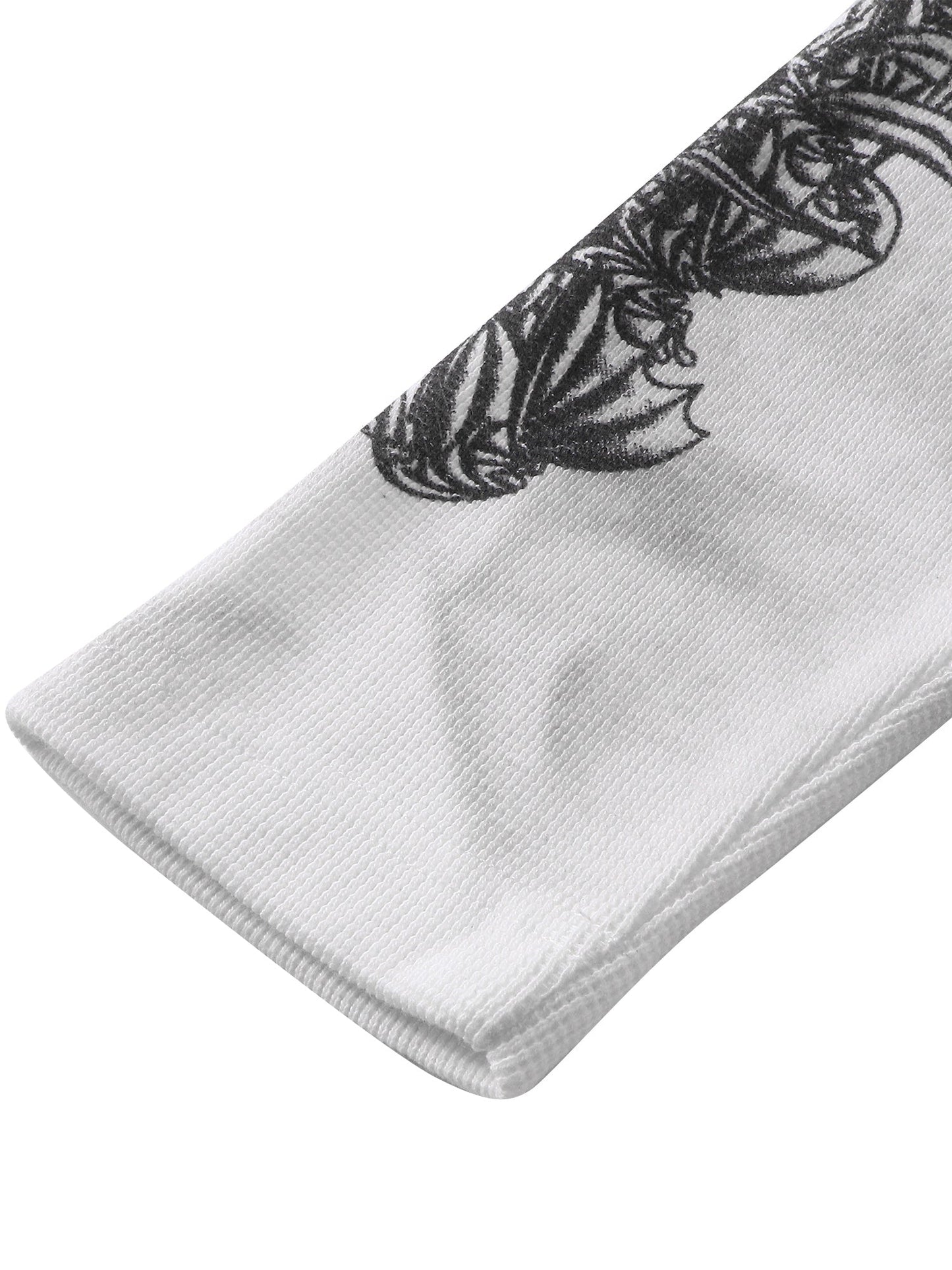 LUMINOUS DAWN WAFFLE-KNIT L-S TEE