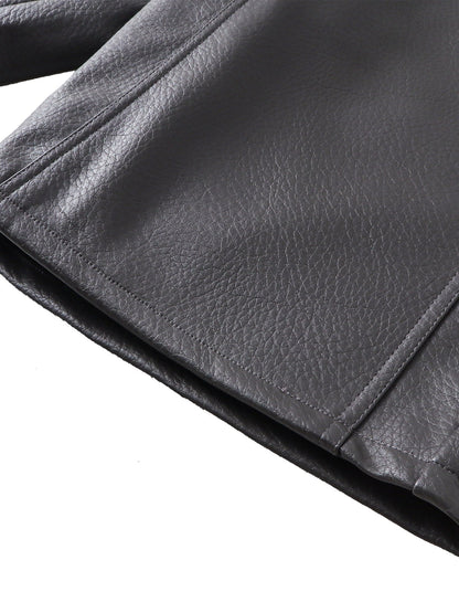 LUMINOUS DAWN  LEATHER SHORTS