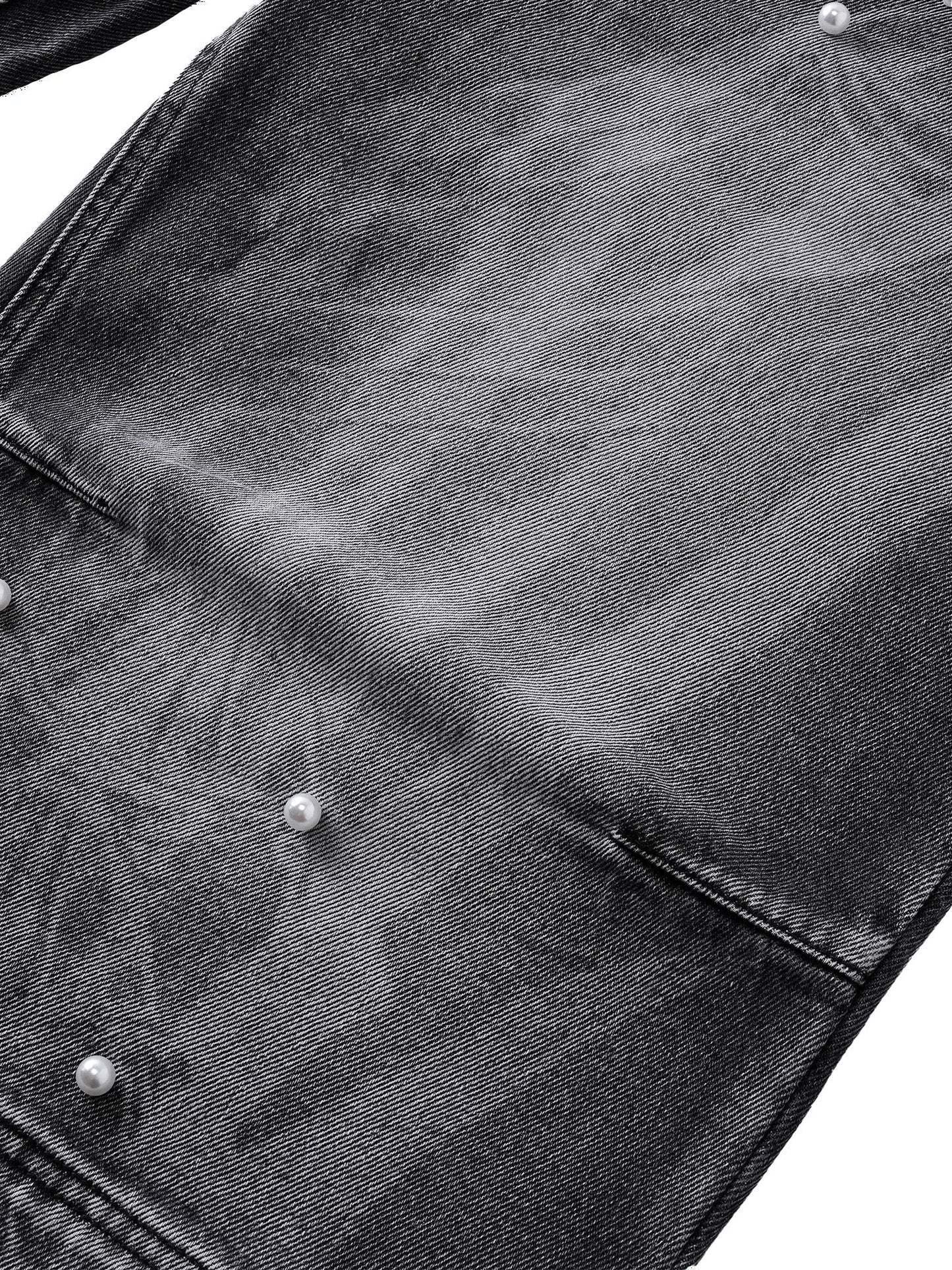  LUMINOUS DAWN KNIGHT PEARL ARMOR CROPPED JEANS