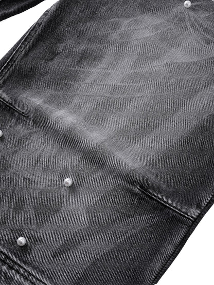  LUMINOUS DAWN KNIGHT PEARL ARMOR CROPPED JEANS