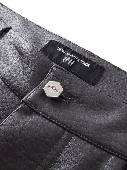 LUMINOUS DAWN  LEATHER SHORTS