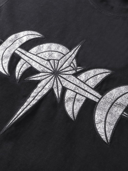 LUMINOUS NIGHT LEATHER PATCH S/S TEE