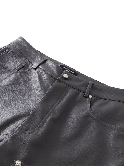 LUMINOUS DAWN  LEATHER SHORTS