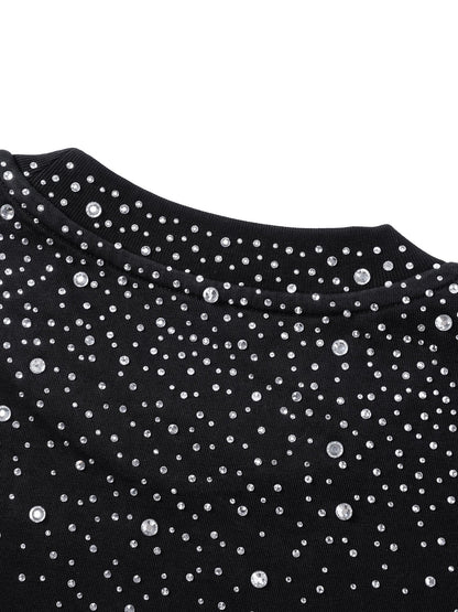 LUMINOUS DAWN RHINESTONE S/S TEE