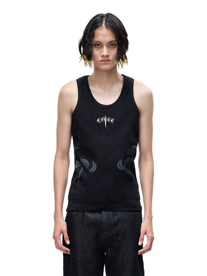 LUMINOUS DAWN ASTRAL METAL LOGO VEST