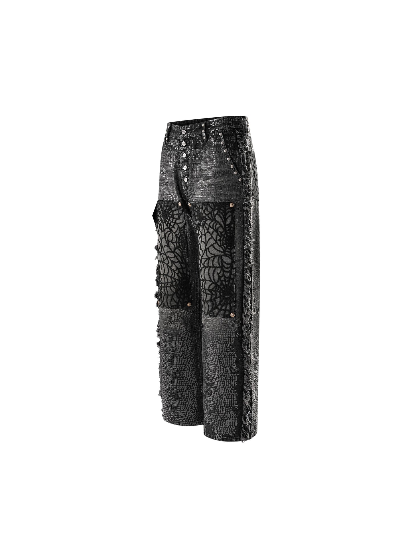 LUMINOUSDAWN FRINGED JEANS