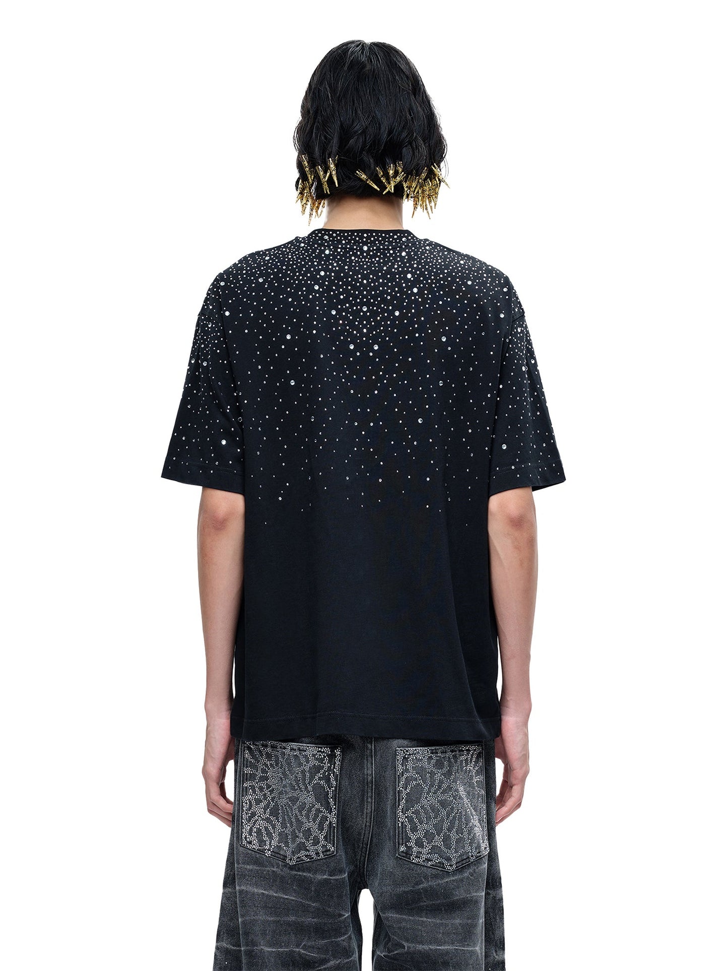 LUMINOUS DAWN RHINESTONE S/S TEE