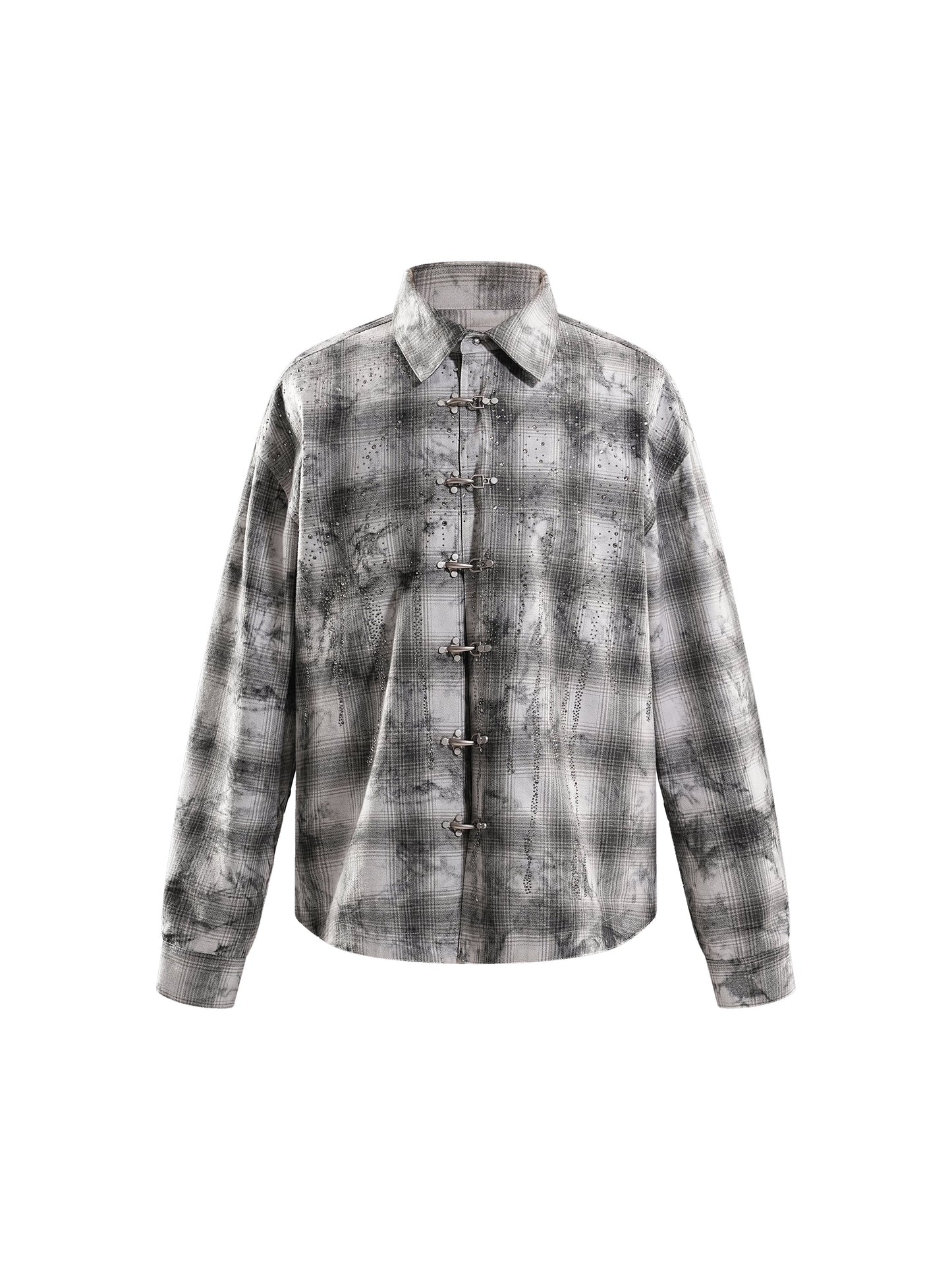 ECLIPSE OF THE BLOOD MOON PADDED RHINESTONE SHIRT