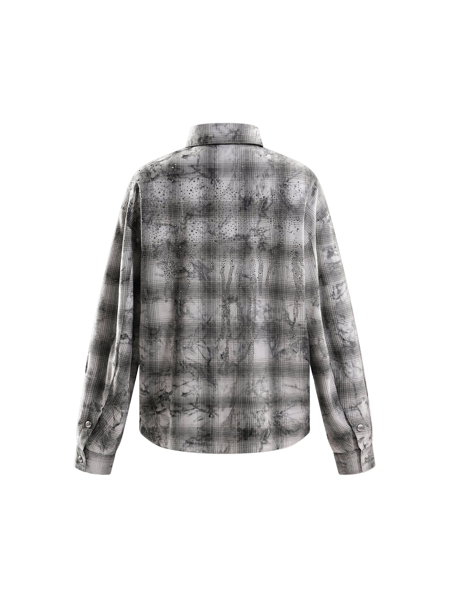 ECLIPSE OF THE BLOOD MOON PADDED RHINESTONE SHIRT