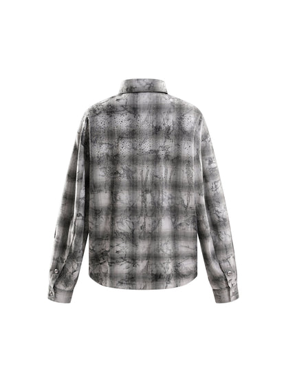 ECLIPSE OF THE BLOOD MOON PADDED RHINESTONE SHIRT