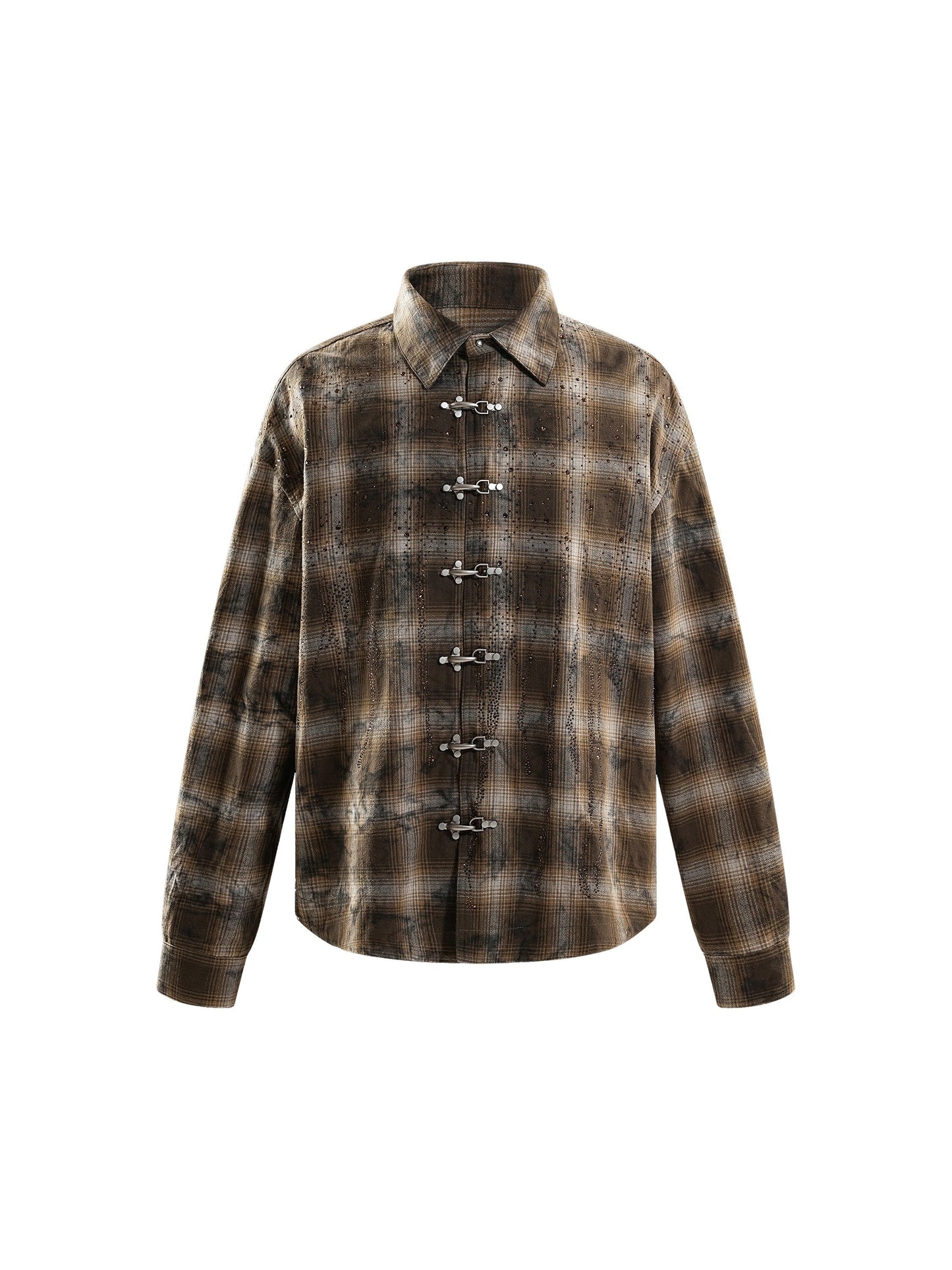 ECLIPSE OF THE BLOOD MOON PADDED RHINESTONE SHIRT