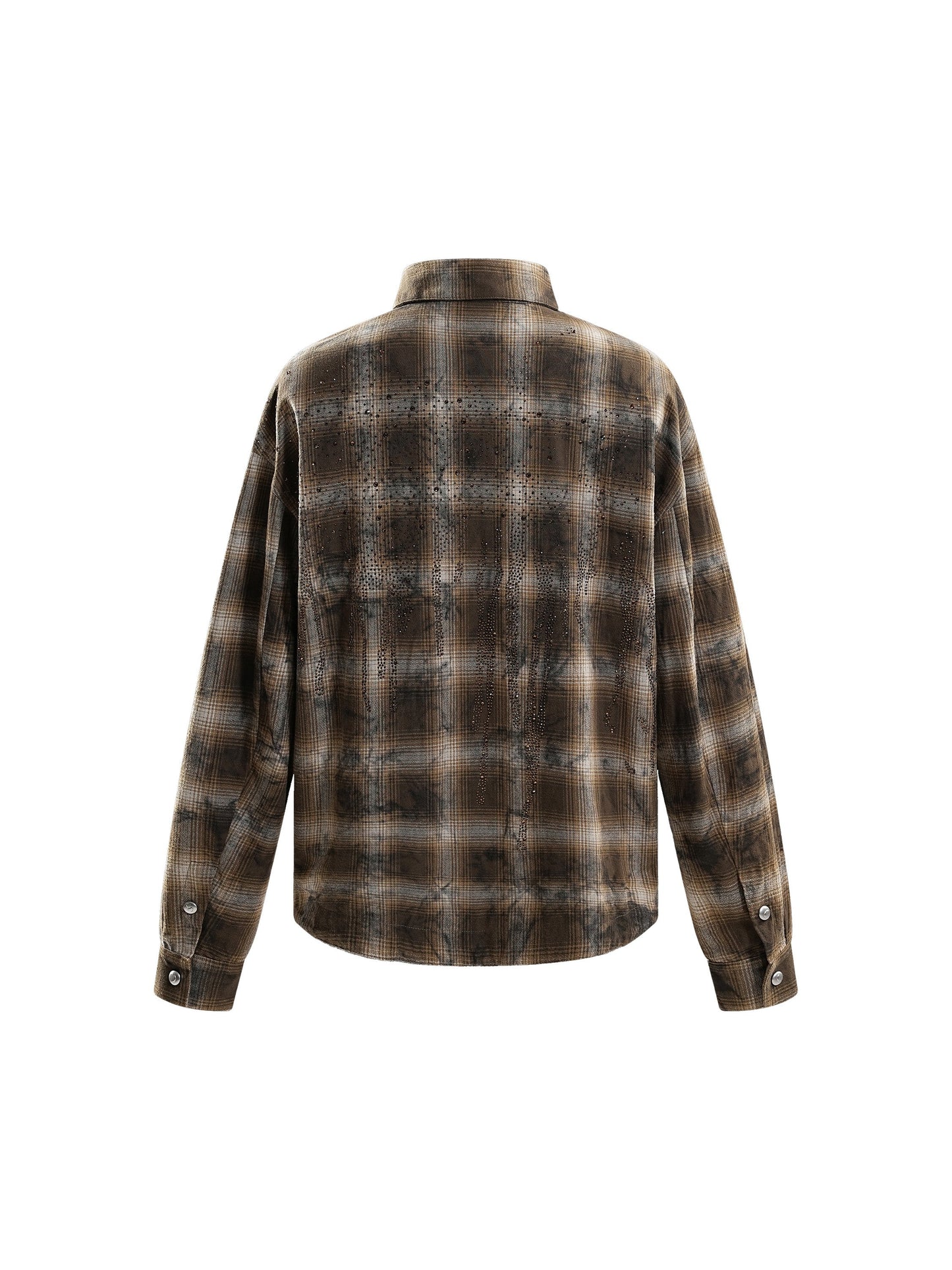 ECLIPSE OF THE BLOOD MOON PADDED RHINESTONE SHIRT