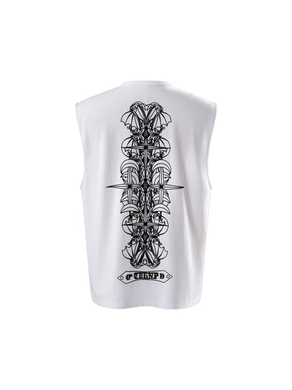 LUMINOUS DAWN ASTRAL METAL LOGO SHADOWBAT VEST