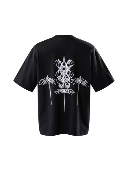 LUMINOUS DAWN EMBLEM & SHADOWBAT S/S TEE