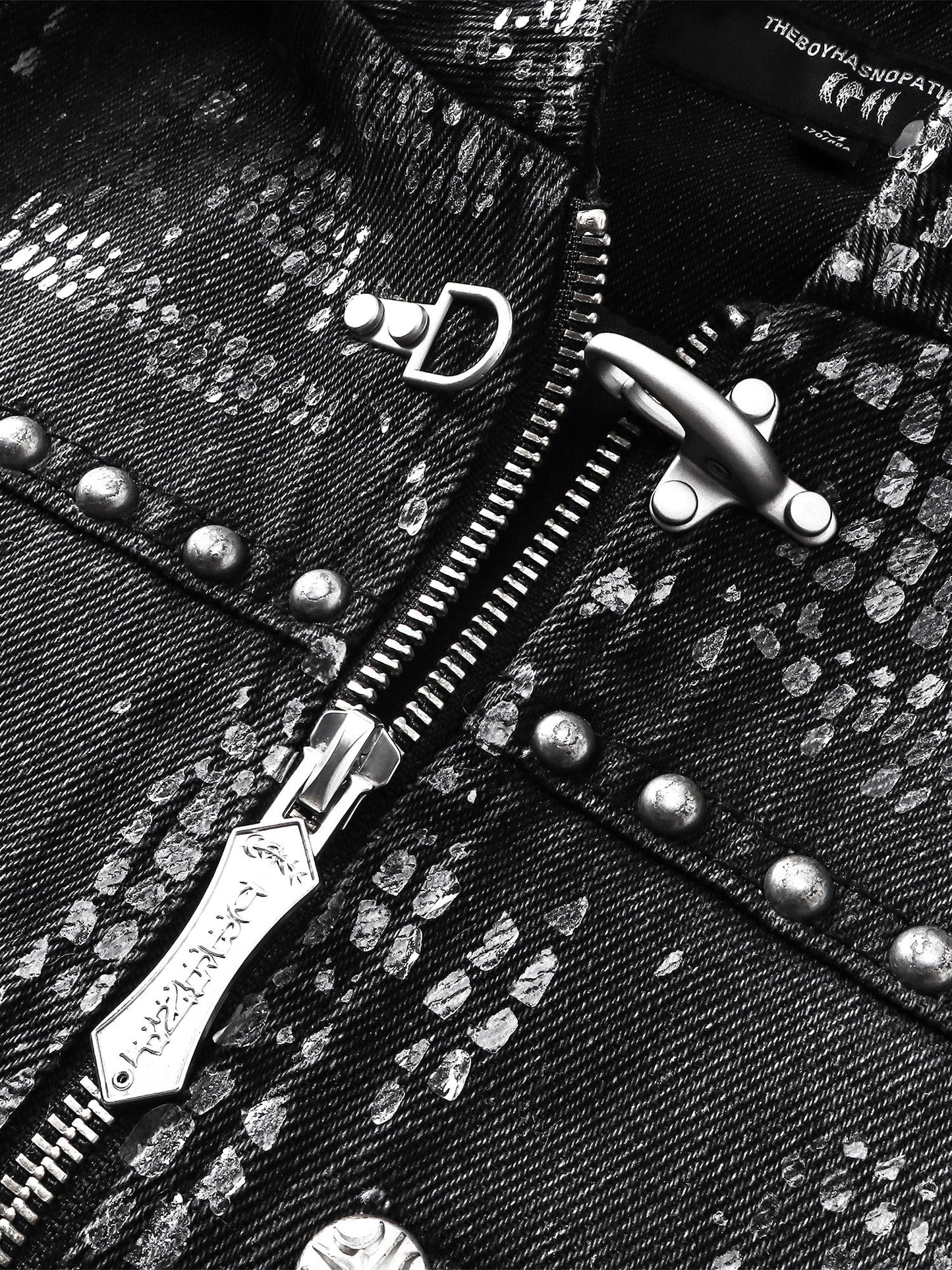 LUMINOUS DAWN FRINGED DENIM HOODEDVEST