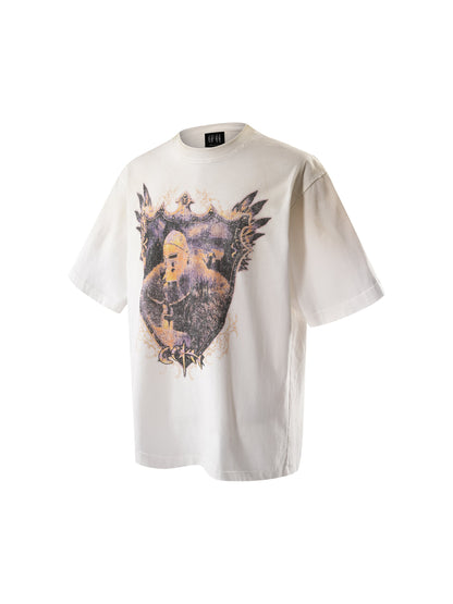 LUMINOUS DAWN ASTRAL KNIGHT DESTROYED S/S TEE