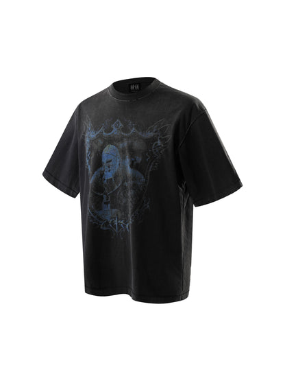 LUMINOUS DAWN ASTRAL KNIGHT DESTROYED S/S TEE