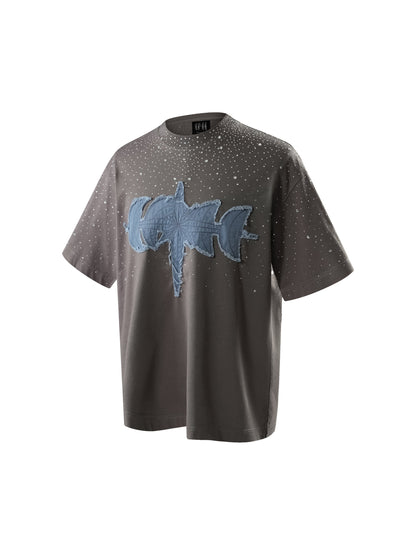 LUMINOUS DAWN RHINESTONE S/S TEE