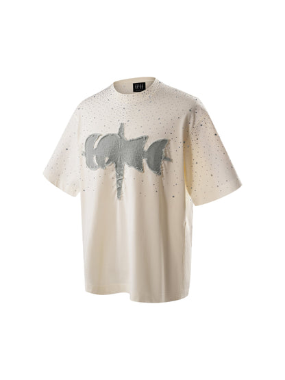 LUMINOUS DAWN RHINESTONE S/S TEE