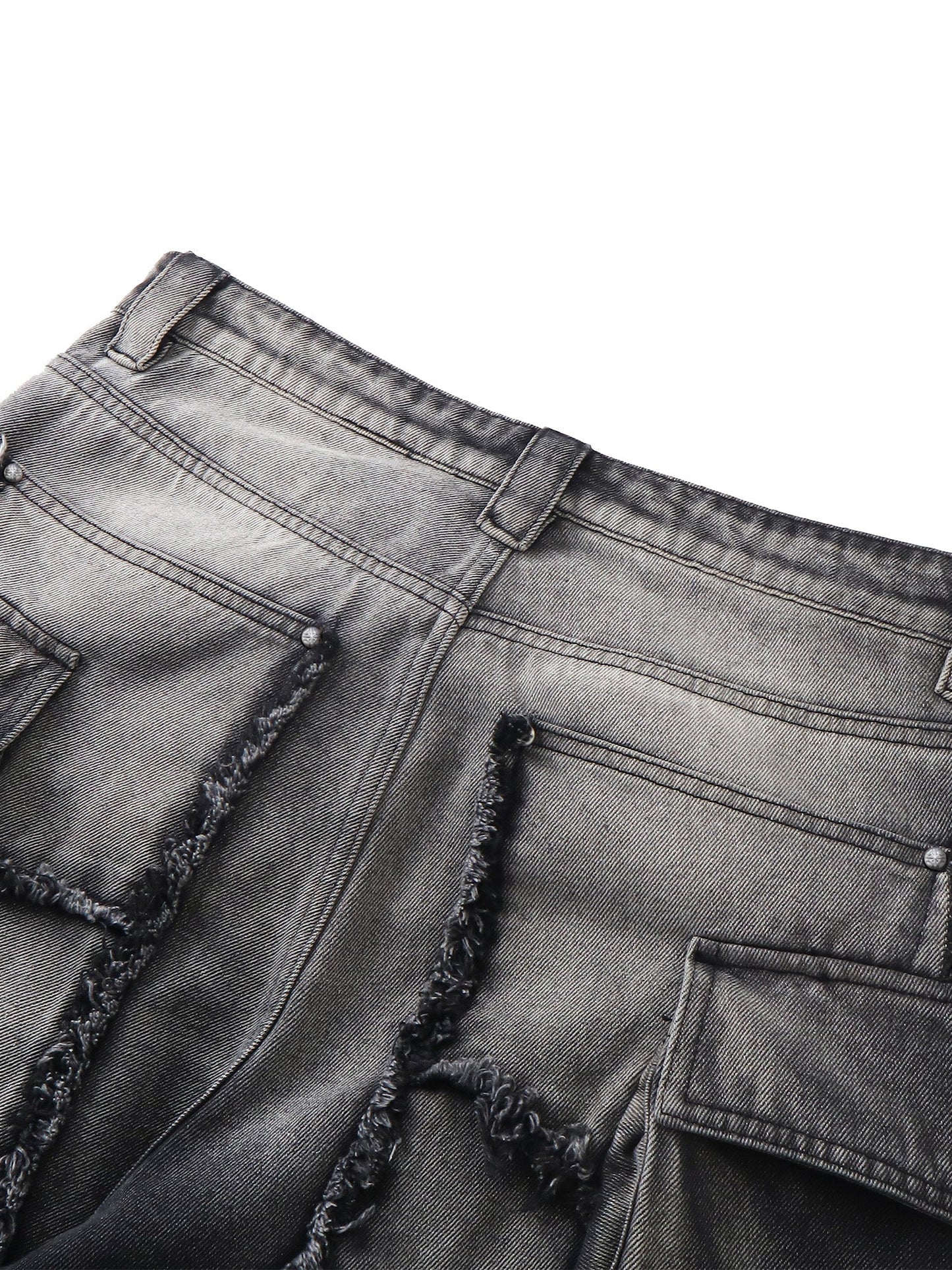 LUMINOUS DAWN SCULPTED BAT FLARE JEANS