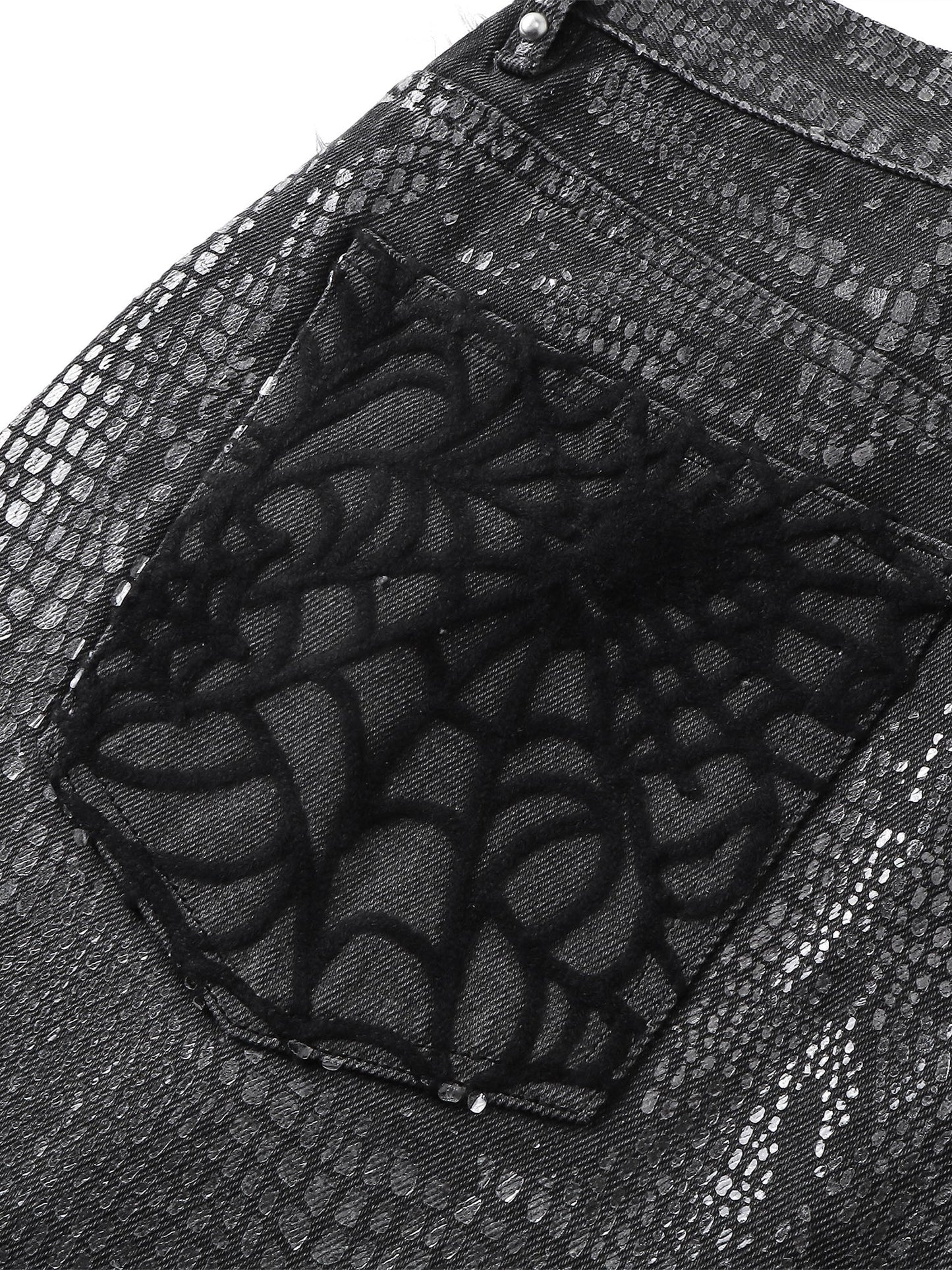 LUMINOUSDAWN FRINGED JEANS