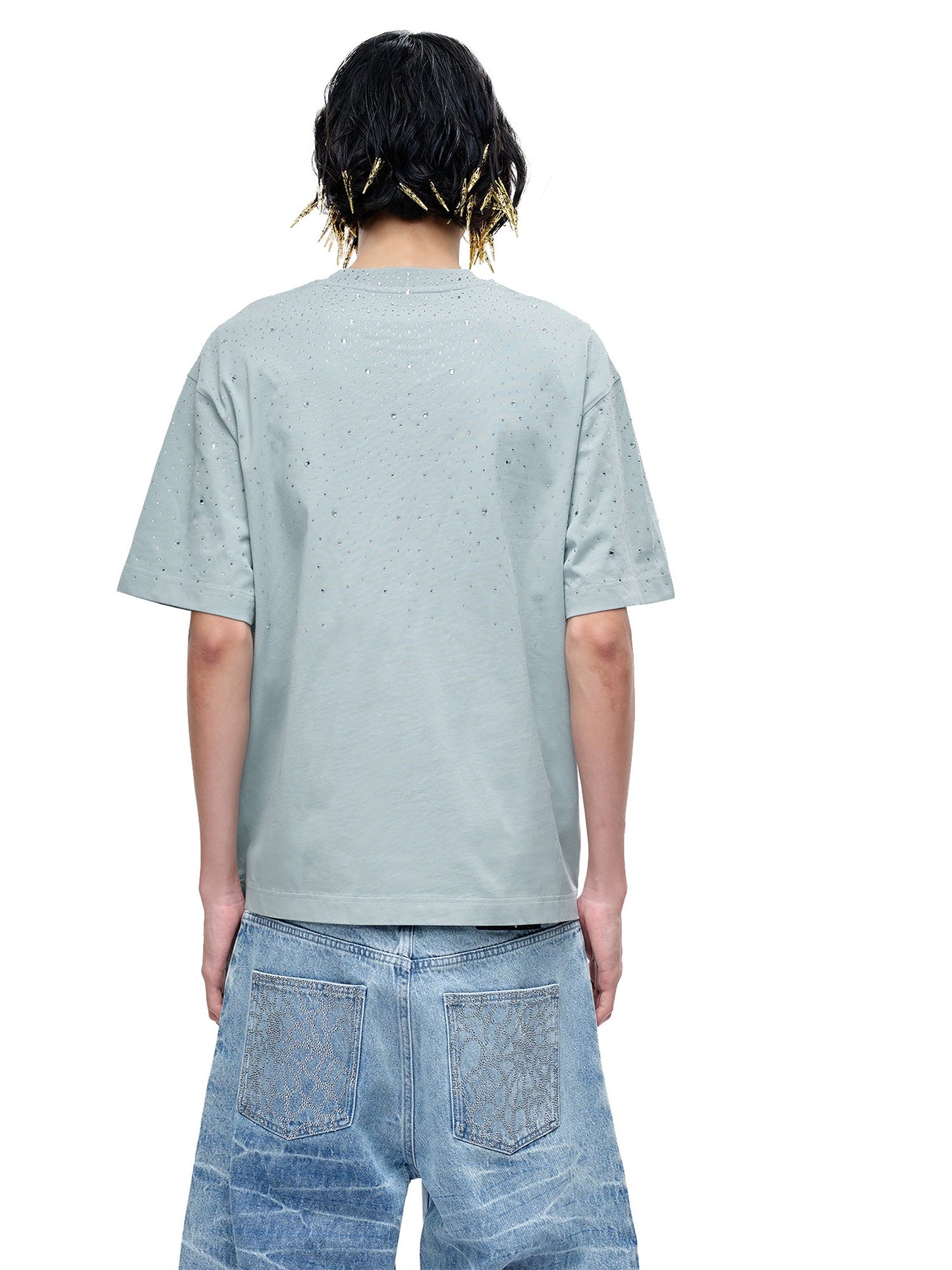 LUMINOUS DAWN RHINESTONE S/S TEE