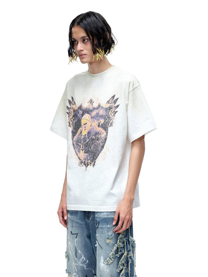 LUMINOUS DAWN ASTRAL KNIGHT DESTROYED S/S TEE