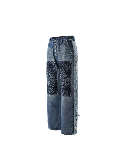 LUMINOUSDAWN FRINGED JEANS