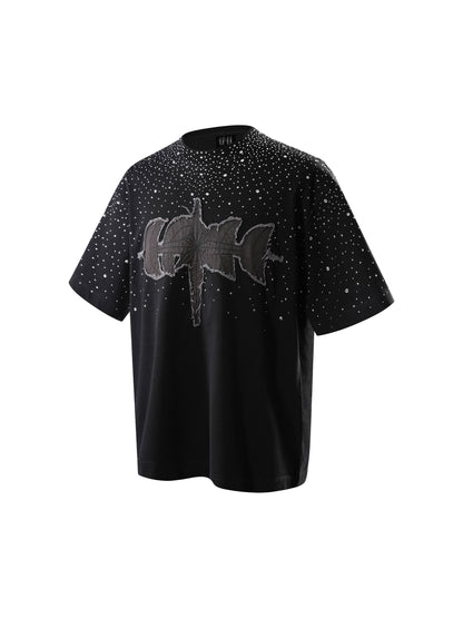 LUMINOUS DAWN RHINESTONE S/S TEE