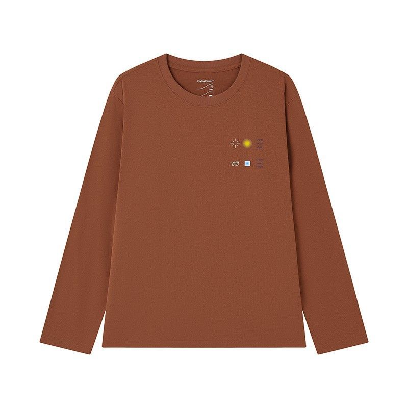 "TRAIN YOUR SOUL/BODY" GRAPHIC LONG SLEEVE TEE