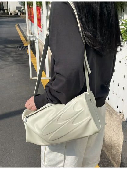 EMBOSSED LOGO CROSSBODY BAG