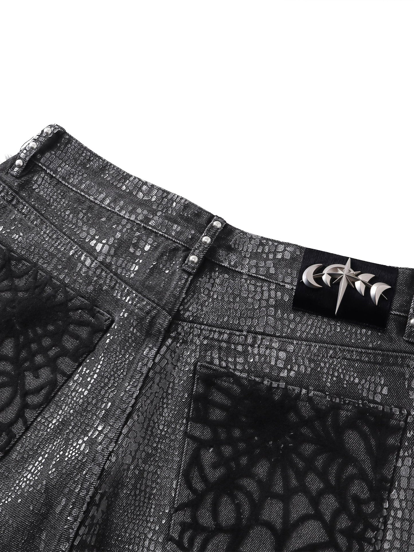 LUMINOUSDAWN FRINGED JEANS