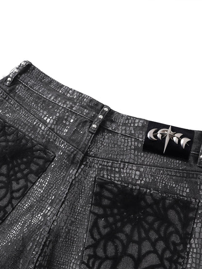 LUMINOUSDAWN FRINGED JEANS