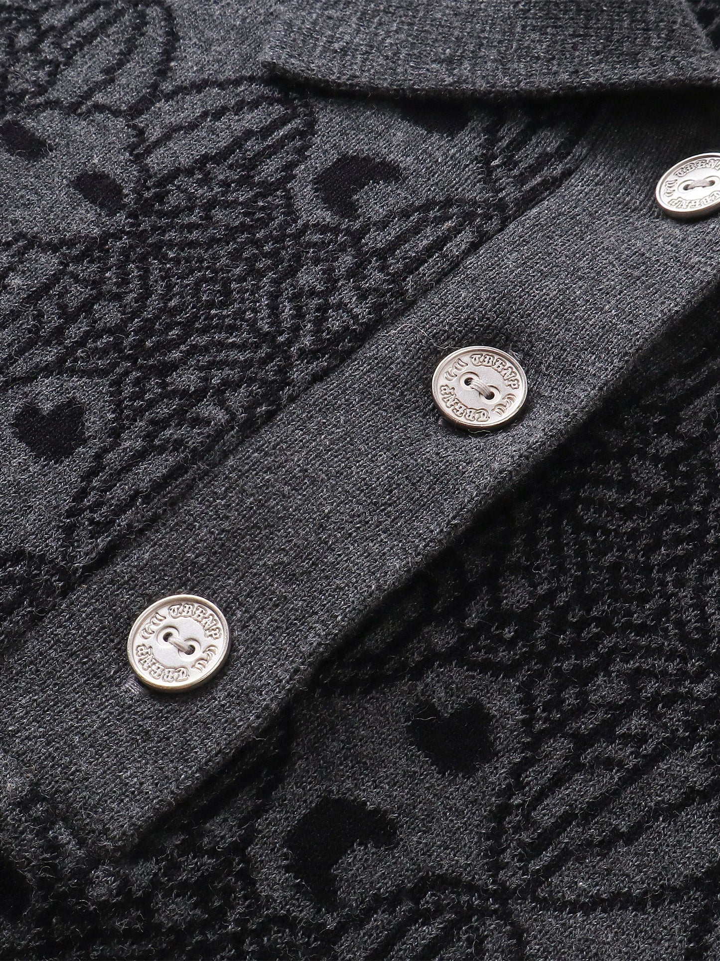 LUMINOUS DAWN BAT PATTERN POLO TEE