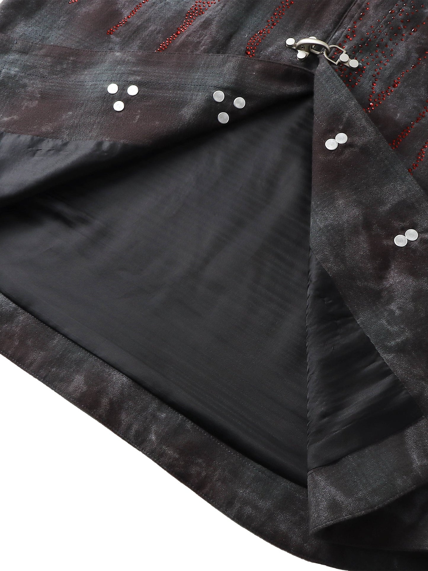 ECLIPSE OF THE BLOOD MOON PADDED RHINESTONE SHIRT