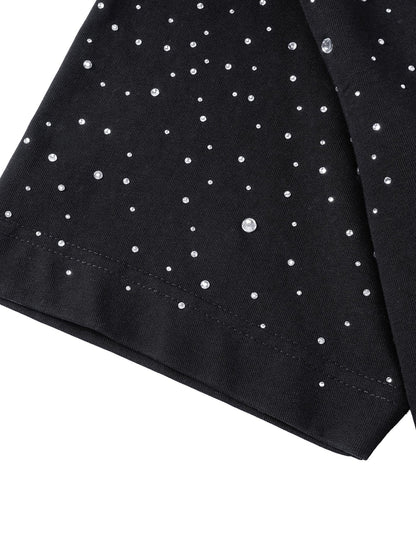 LUMINOUS DAWN RHINESTONE S/S TEE