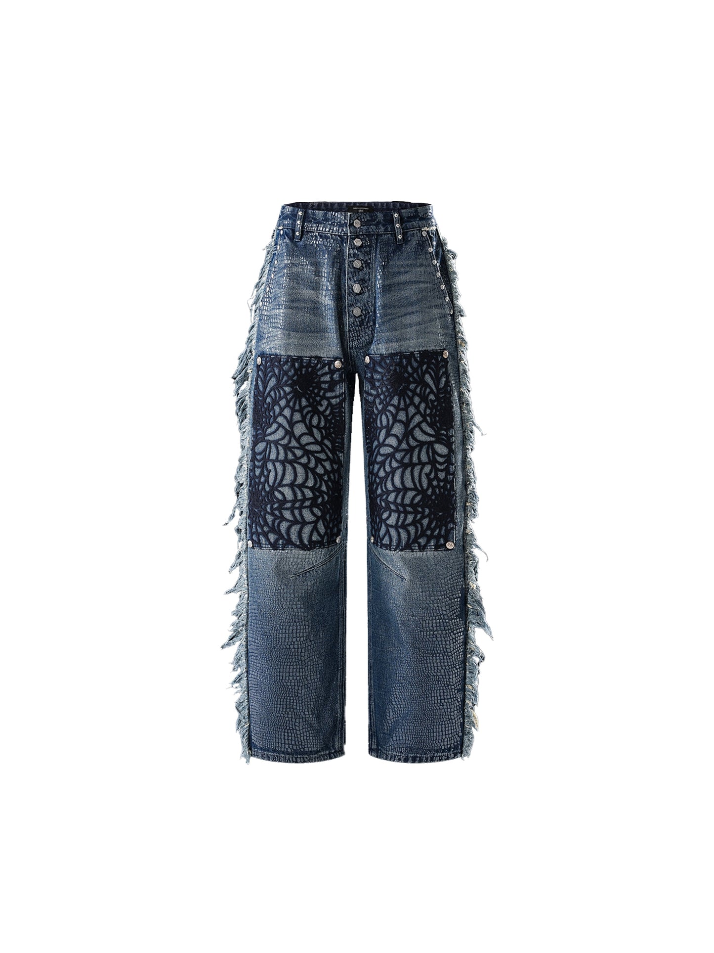 LUMINOUSDAWN FRINGED JEANS