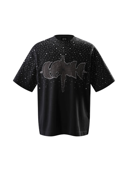 LUMINOUS DAWN RHINESTONE S/S TEE