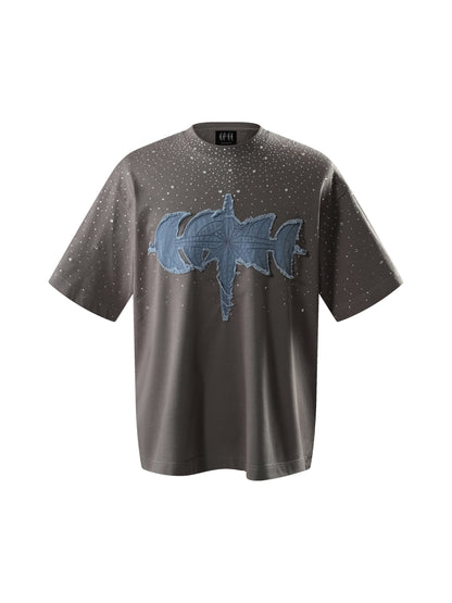 LUMINOUS DAWN RHINESTONE S/S TEE