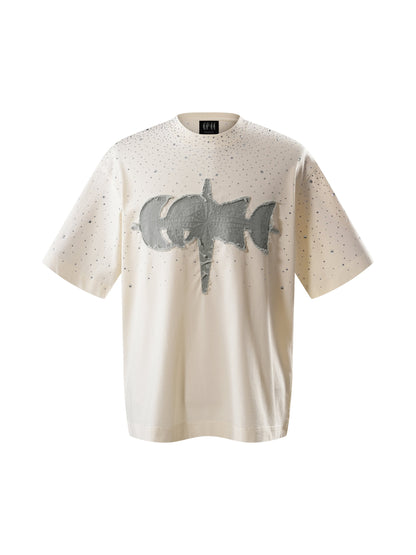 LUMINOUS DAWN RHINESTONE S/S TEE