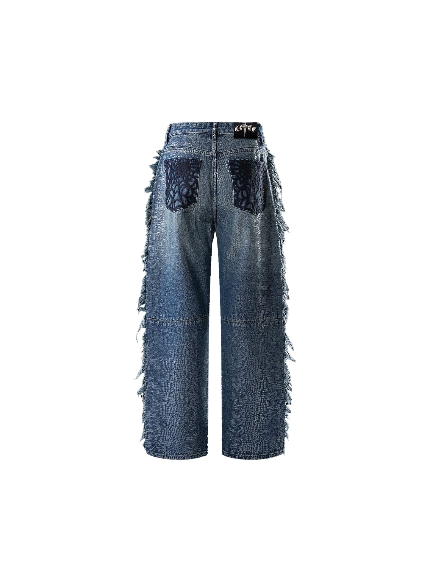 LUMINOUSDAWN FRINGED JEANS