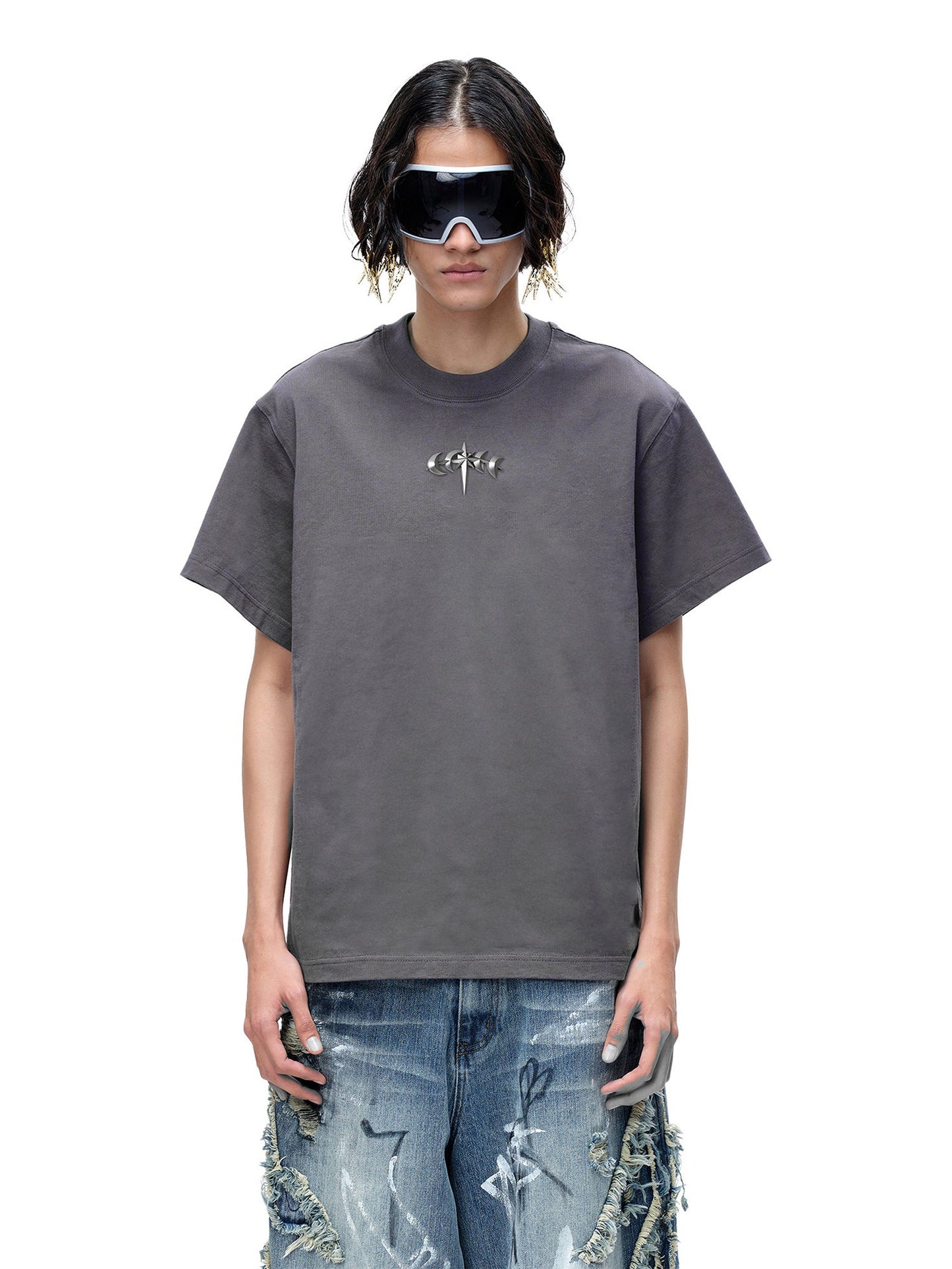 LUMINOUS DAWN ASTRAL METAL LOGO S/S TEE