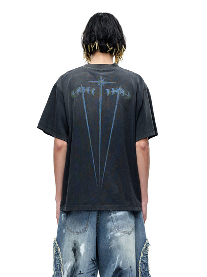 LUMINOUS DAWN ASTRAL KNIGHT DESTROYED S/S TEE