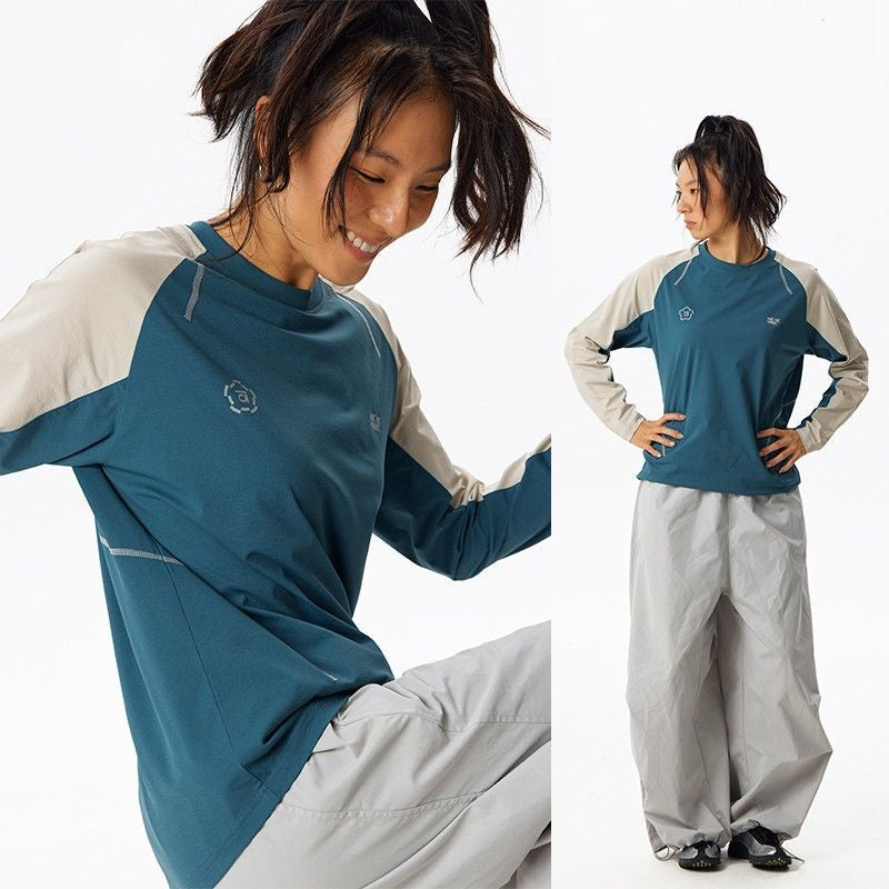 DUAL COLOR LONG SLEEVE TEE