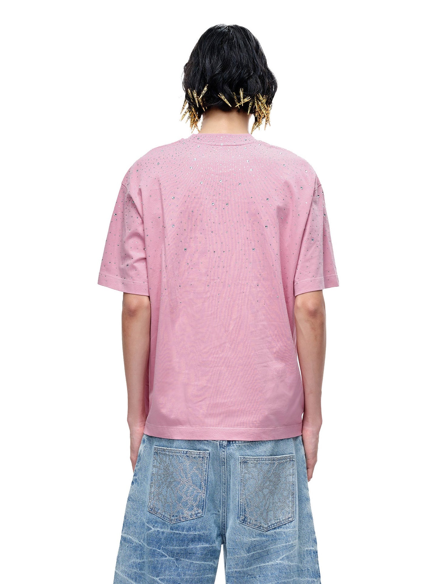 LUMINOUS DAWN RHINESTONE S/S TEE